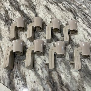 Bath & Body Works Taupe Flare Wallflowers Set of (8) used